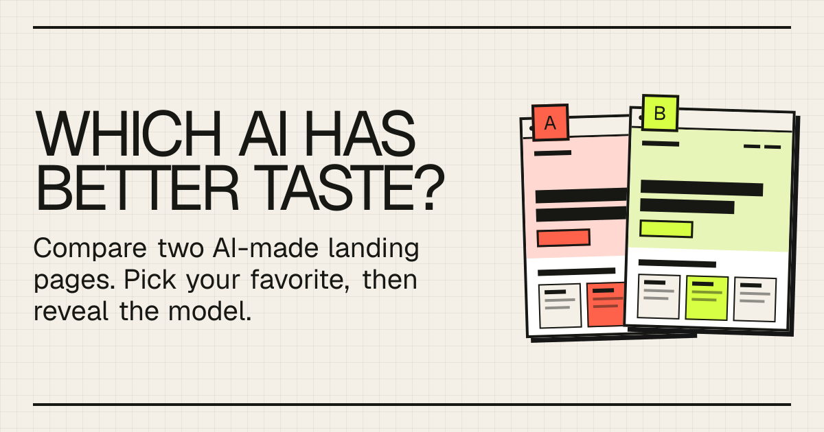 Show HN: I built a blind taste test for Claude and Codex designs